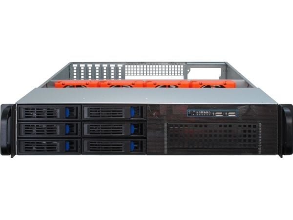 Inter-Tech IPC 2U-2406 - Rackmonterbar 2U - SSI EEB - SATA - hot-swap - ingen strømforsyning - USB