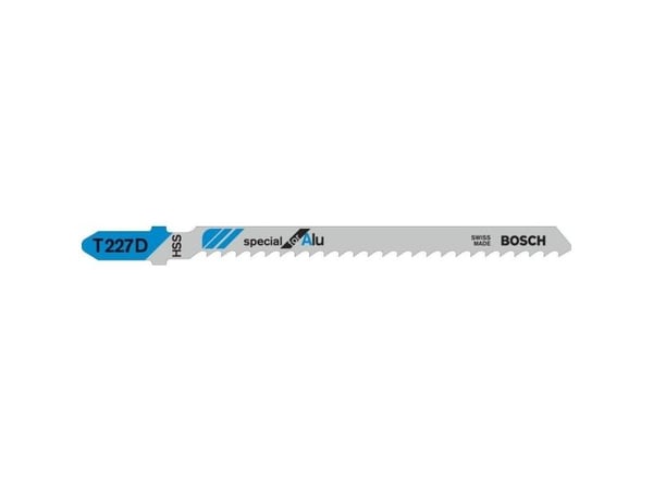Bosch Special for Alu T 227 D - Sagblad - for blikk, aluminium, rør, profiles, glassfiber - 5 deler - lengde: 100 mm