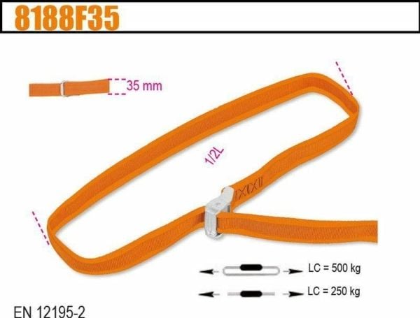 BETA PAS MOCUJACY 500kg/5m/35mm 8188F35-5 BETA PAS MOCUJACY 500kg/5m/35mm 8188F35-5