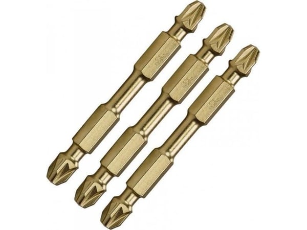 Makita dobbel magnetisk bits til skrutrekker PZ3-65 mm, 3 stk.