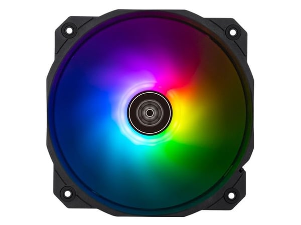 Silverstone Shark Force 160 ARGB, Fan, 1600 RPM, Svart, Vit