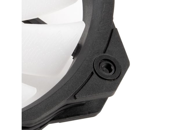Silverstone Shark Force 160 ARGB, Fan, 1600 RPM, Svart, Vit
