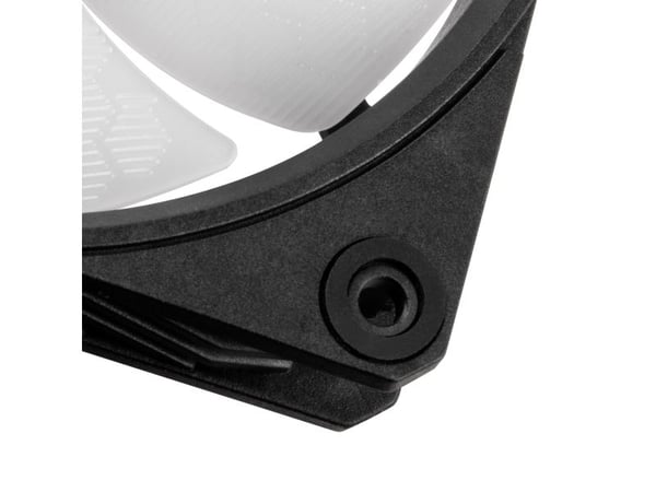 Silverstone Shark Force 120 ARGB, Fan, 2500 RPM, Svart, Vit