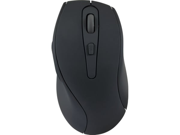 SPEEDLINK AXON - Mus - ergonomisk - høyrehendt - optisk - 5 knapper - trådløs - 2.4 GHz - USB trådløs mottaker - svart - hengeboks