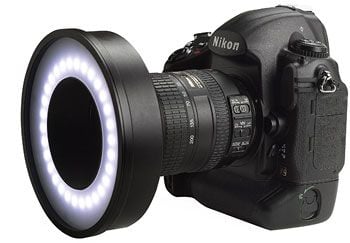 Kaiser KR 90 Ring Light - Lys på kamera - 1 hoder x 30 lampe - LED - DC
