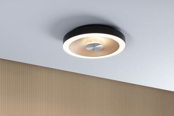 Paulmann PLM 71178, LED, 3000 K, 2120 lm, IP44, Svart, Gull
