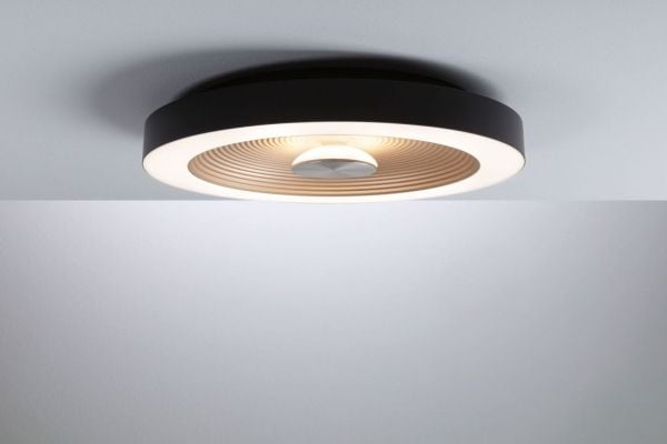 Paulmann PLM 71180, LED, 3000 K, 2900 lm, IP44, Svart, Gull