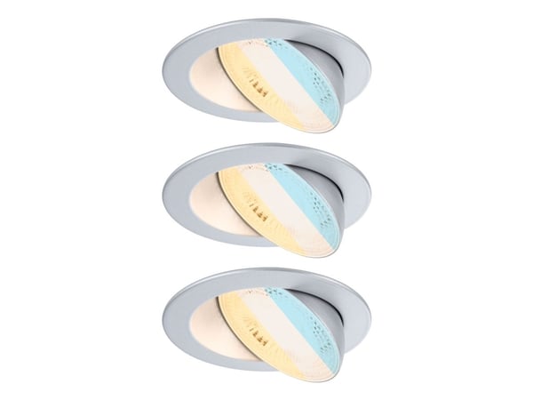 Paulmann PLM 92256, 3 lampor, LED, 2700 K, 700 LM, IP20, Krom