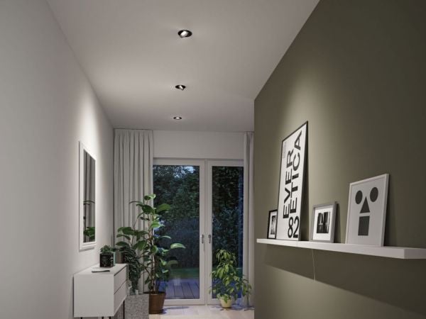 Paulmann 92257 Aumus LED uppoasennusvalaisin LED (RGB) 5 W Musta