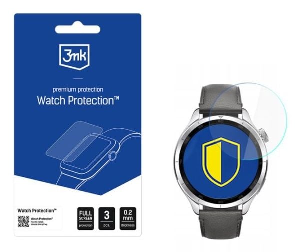 3MK Watch Protection, Watch Screen Protection, Xiaomi, Watch S4, Glass, 3 stk
