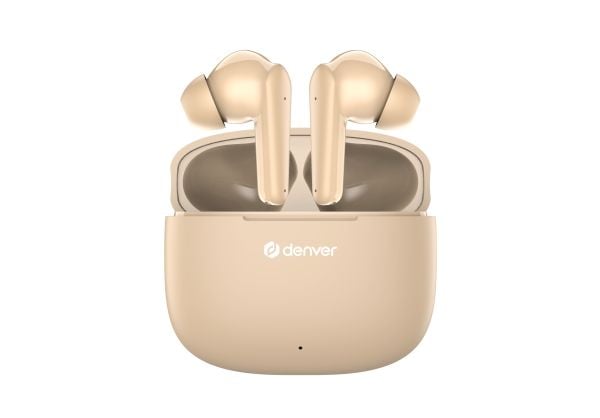 DENVER TWE-48NU - True wireless-hörlurar med mikrofon - inuti örat - Bluetooth - naturlig