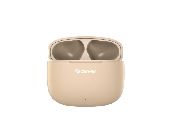 DENVER TWE-48NU - True wireless-hörlurar med mikrofon - inuti örat - Bluetooth - naturlig