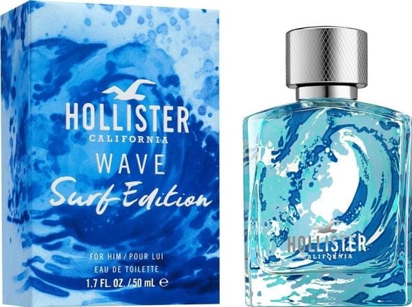 Hollister Wave Surf Edition Eau de Toilette för män 50 ml