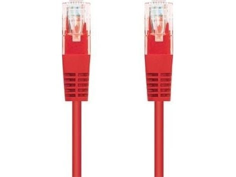 C-Tech C-TECH liitäntäjohto Cat5e, UTP, punainen, 1m