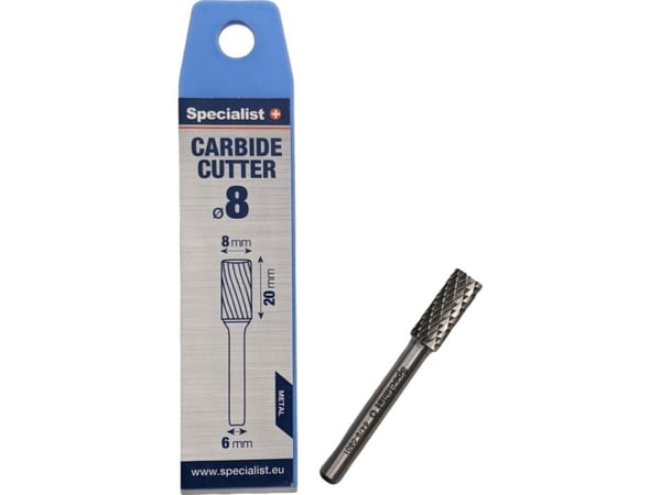 Gražtas SPECIALIST+ hardmetall fres ZYAS 8x20x6 mm