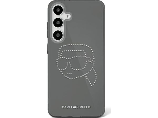 Veske Karl Lagerfeld Rhinestones Karl Head Logo Samsung Galaxy S25 svart