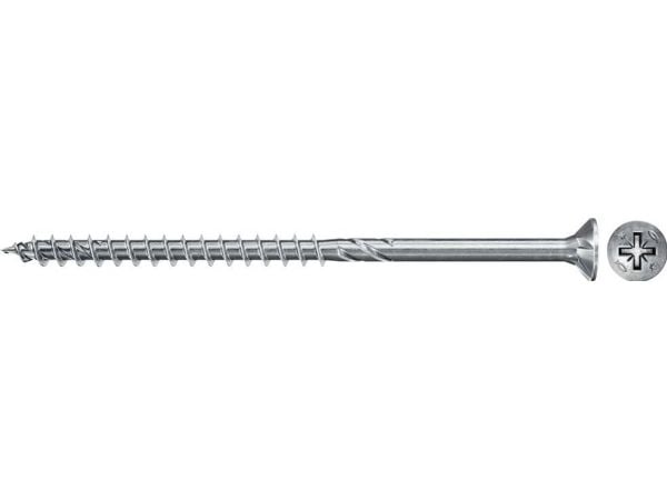 Fischer 670523, Skru, Stål, Tre, Generell nytte, Delgjenge, Flathode
