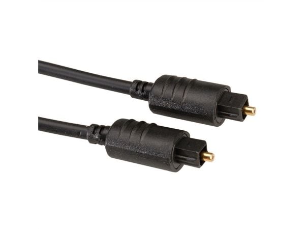 VALUE 11.99.4383, Toslink, Hankjønn, Toslink, Hankjønn, 3 m, Sort