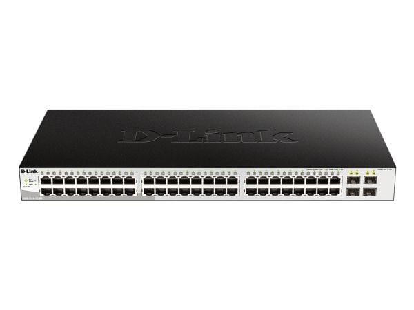 D-Link DGS 1210-52/ME - Switch - Styrt - 48 x 10/100/1000 + 4 x Gigabit SFP - rackmonterbar