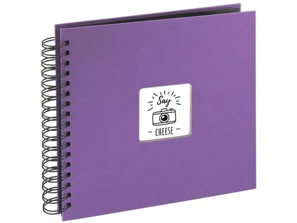Hama 4007249948762, Lilac, 100 ark, Spiralbinding, 10 x 15, Svart, 280 mm