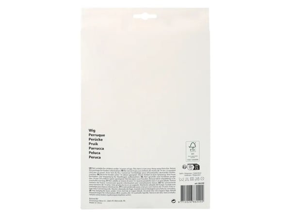 Boland 86240, Parykk til kostyme, Voksen, Hunkjønn, Polyester, Sort, 250 g