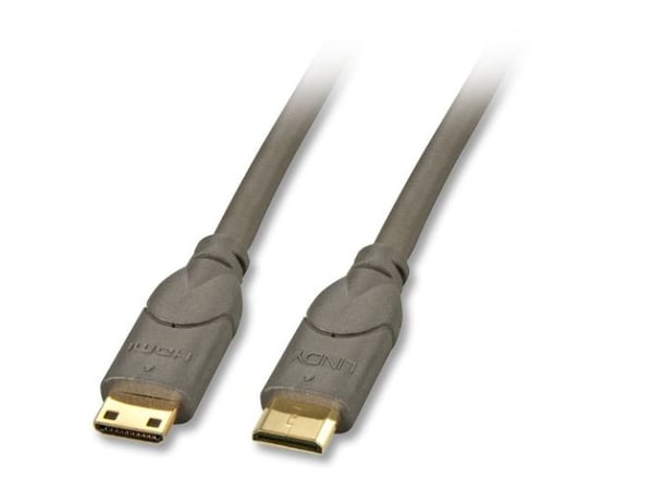 HDMI-kaapelit - Lindy Mini HDMI į Mini HDMI 0.5m 4K 30Hz auksu padengtas