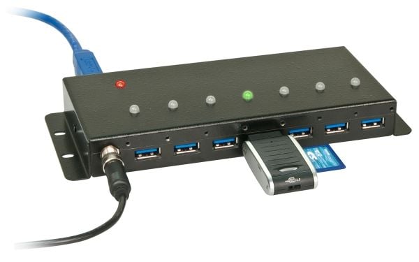 Lindy 43128, USB 3.2 Gen 1 (3.1 Gen 1) Type-A, 5000 Mbit/s, Musta, 0,8 m, 185 mm, 75 mm