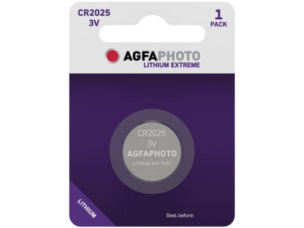 AgfaPhoto - Batteri CR2025 - Li - 150 mAh