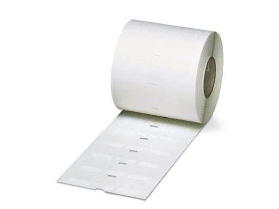 Phoenix WML 5 (25X10)R, vit, PVC, termotransfer, Tyskland, RoHS, 25,4 mm