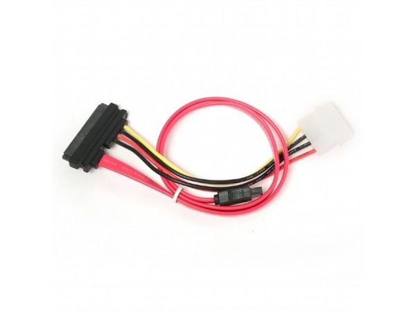 Gembird - SATA-kabel - Serial ATA 150/300/600 - SATA-kombo (hunn) til 4-pin intern strøm, SATA - 35 cm