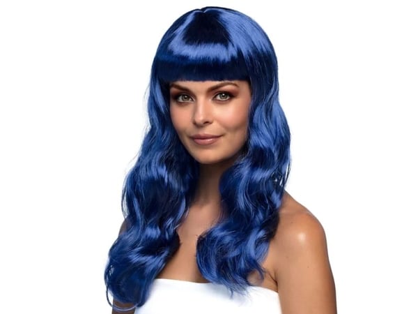 Boland 85876, Parykk til kostyme, Voksen, Hunkjønn, Polyester, Blå, 275 g