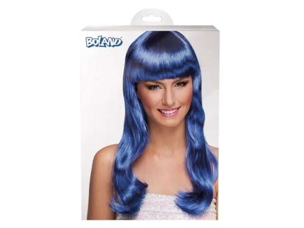 Boland 85876, Parykk til kostyme, Voksen, Hunkjønn, Polyester, Blå, 275 g