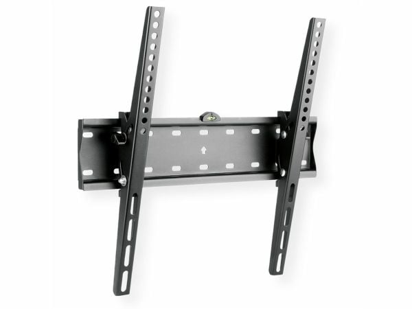 VALUE 17.99.1219, 139,7 cm (55"), 200 x 200 mm, 400 x 400 mm, -12 - 12°, Metall, Sort