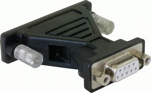 DeLOCK 61308, Musta, USB A-tyyppi, DB-9
