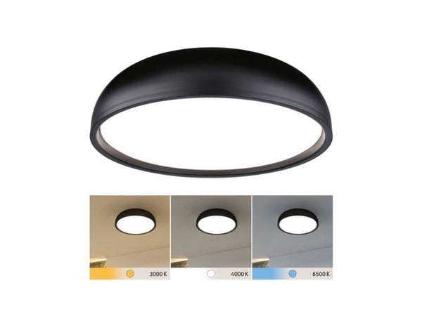 Paulmann Oka, LED, 950 LM, IP44, Svart