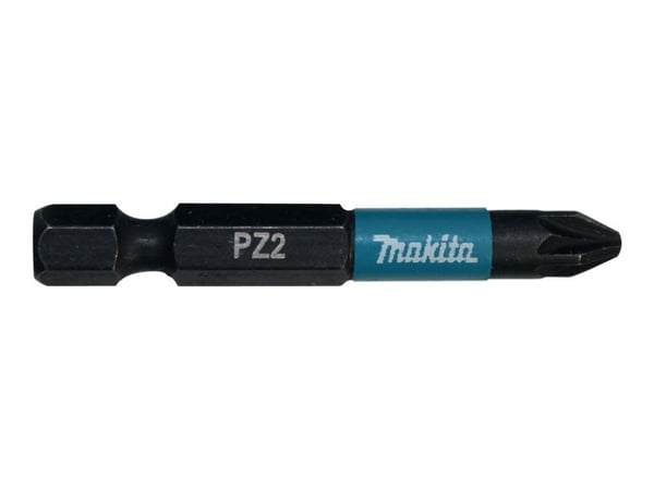 Makita Impact Black - Impact screwdriver bit - 2 deler - pozidriv - PZ2 - heksagonal - lengde: 50 mm