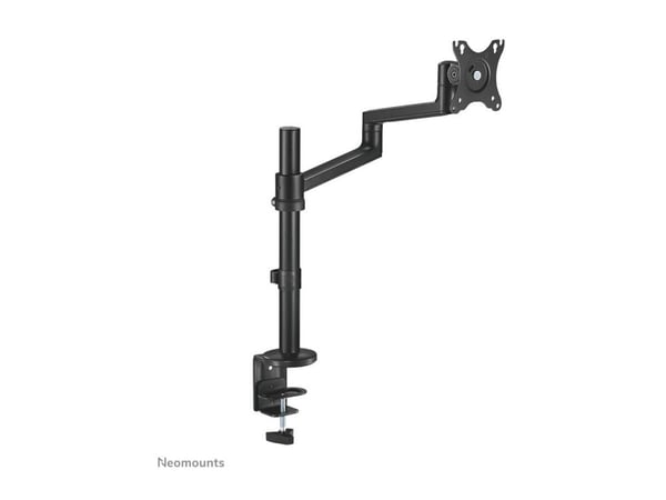 Neomounts DS60-425BL1 - Monteringssett (skrivebordsklemmemontering, skrivebordsmalje, VESA-adapterplate, skjermarm) - helbevegelses justerbar arm -...