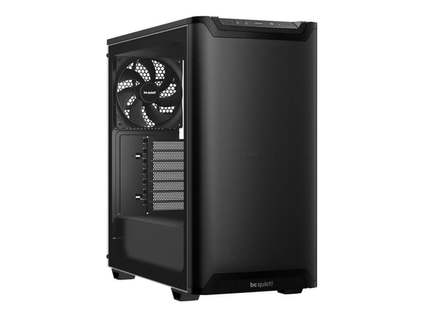 be quiet! Pure Base 501 Airflow Window - Midi-torn - ATX - genomskinlig sidopanel (härdat glas) - ingen strömförsörjning (ATX / PS/2) - svart - USB...