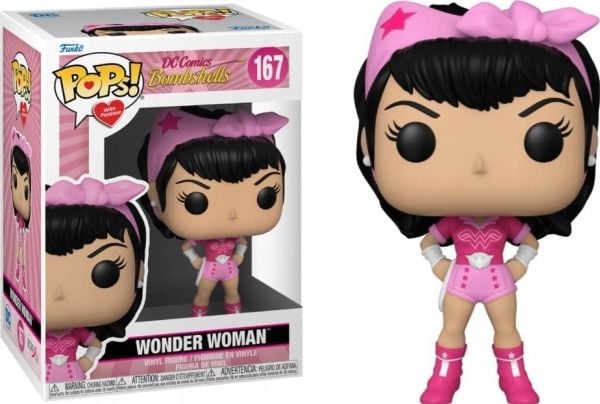 Figur Funko Pop DC Comics POP Heroes vinylfigur BC Awareness - Bombshell Wonder Woman 9 cm