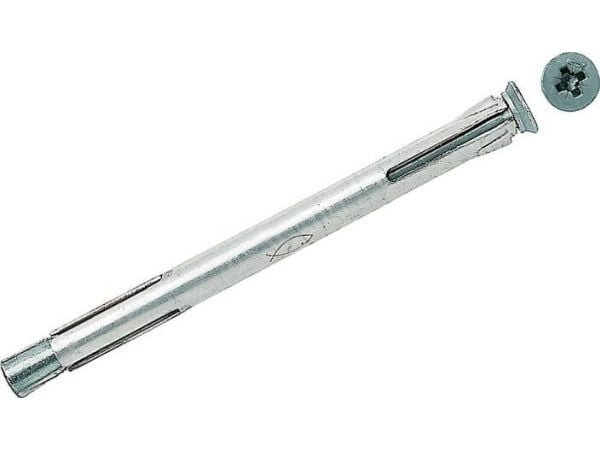 Fischer F 10 M 92, Ekspansjonsanker, Betong, Metall, Sølv, 100 stykker, Boks