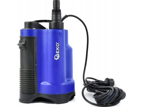 Geko pumpe i plast for skittent vann 750 W med innebygd flyter (4)