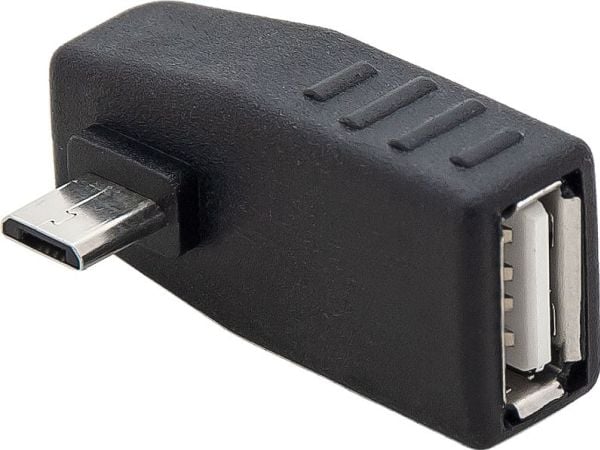 Adapter BLOW 75-879# (Micro USB M - USB 2.0 F; black color)