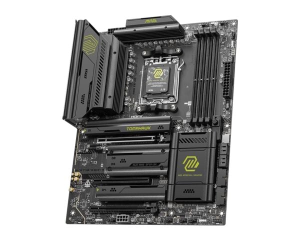 MSI MAG X870E TOMAHAWK WIFI - Hovedkort - ATX - Socket AM5 - AMD X870E Chipset - USB-C 3.2 Gen 2x2, USB-C 3.2 Gen2, USB 3.2 Gen 2, USB 3.2 Gen 1, U...