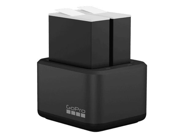 GoPro Dual - USB-batterilader - enduro + batteri 2 x - Li-Ion - 1720 mAh - 2 x batterier lader - 2 utgangskontakter (batterikobler)