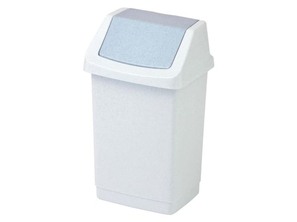 Curver Click-It lutningsbar papperskorg 15L granit (CUR000109)