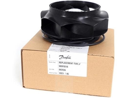 DANTHERM Ventilator, ø190 mm med 1300 mm kabel Danfoss Air Unit a2 og w2.