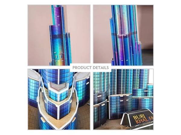 Cubic Fun Puzzle 3D LED Burj Khalifa 3D LED Burj Khalifa