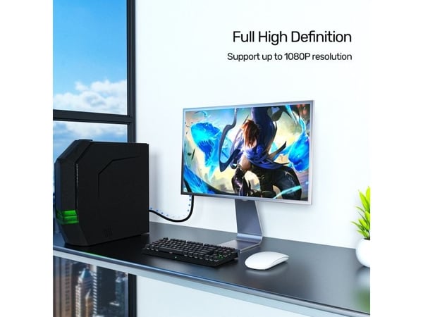 Unitek Y-C503G - VGA-kabel - HD-15 (VGA) (hann) til HD-15 (VGA) (hann) - 1.5 m - tommelskruer - svart