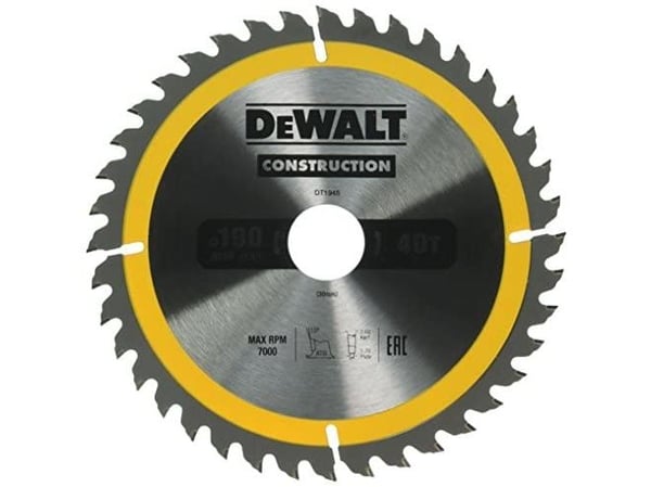 Dewalt cirkelsåg 190x30mmx40z - DT1945-QZ