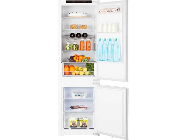 Gorenje NRKI418EP1 - Kjøleskap/fryser - bunnfryser - innebygd - fordypning - bredde: 56 cm - dybde: 56 cm - høyde: 177.5 cm - 246 liter - Klasse E ...
